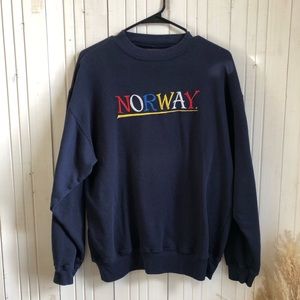 Vintage Souvenir Norway Crewneck